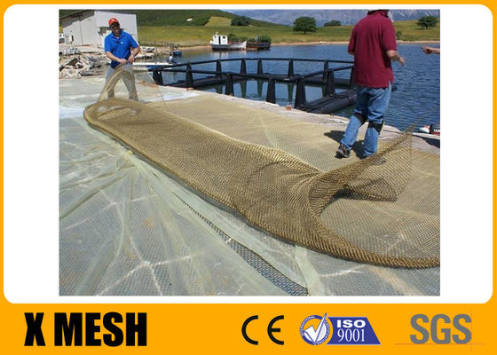 3.5mm Woven Wire Mesh 35mm X 35mm মাছ উৎপাদনের জন্য খোলার আকার